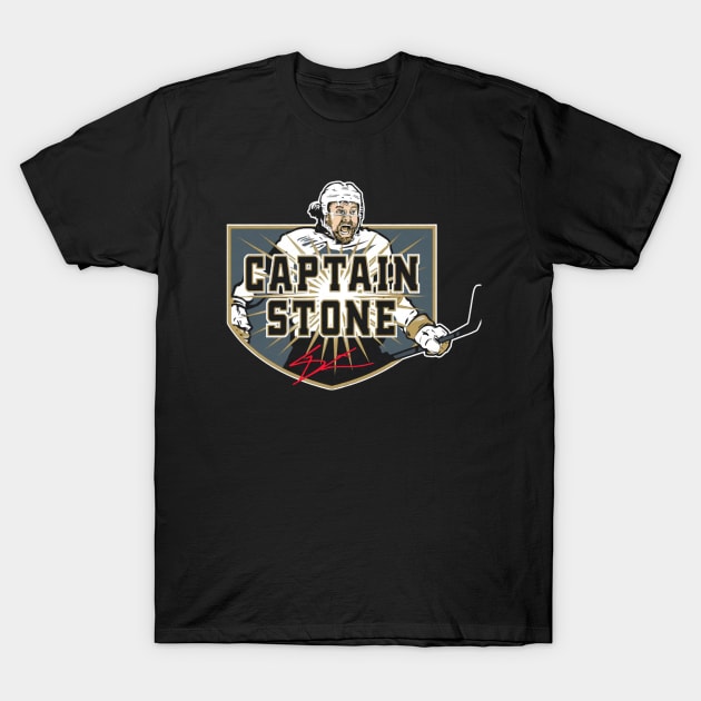 Mark Stone Captain T-Shirt by stevenmsparks